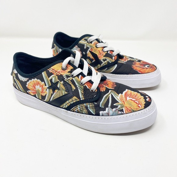 Converse Shoes - Converse Cons Zakim Ox, black/floral print Size 7.5 Women